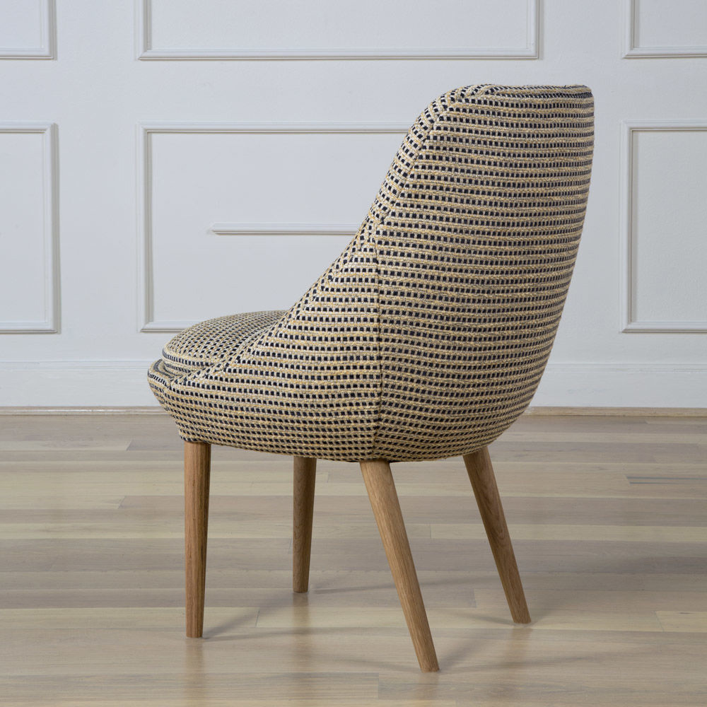 SONARA SIDE CHAIR - NAT OAK w/ MARTEL HAY